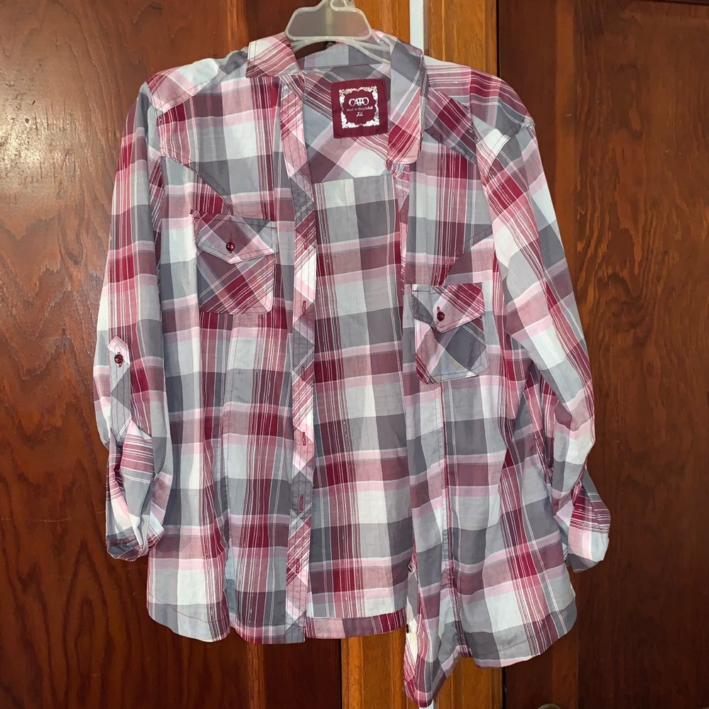 Plaid Catos Button down shirt